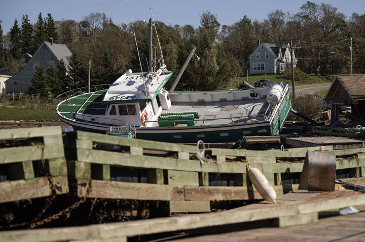Foto: Kanada Porak-poranda Diterjang Badai Fiona