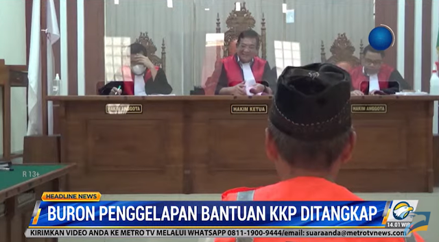 8 Tahun Jadi DPO, Tersangka Kasus Penggelapan Bantuan KKP Disidang