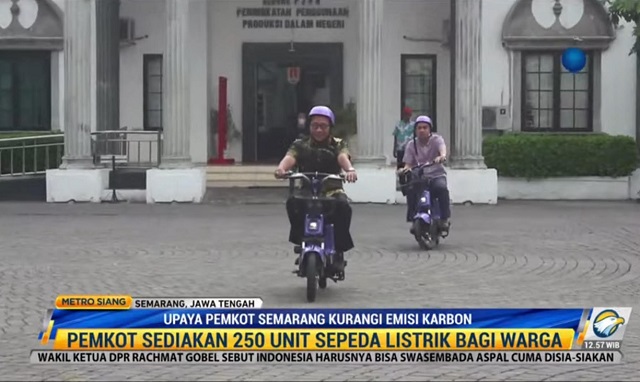 Pemkot Semarang Sediakan 250 Sepeda Listrik untuk Kurangi Polusi Udara