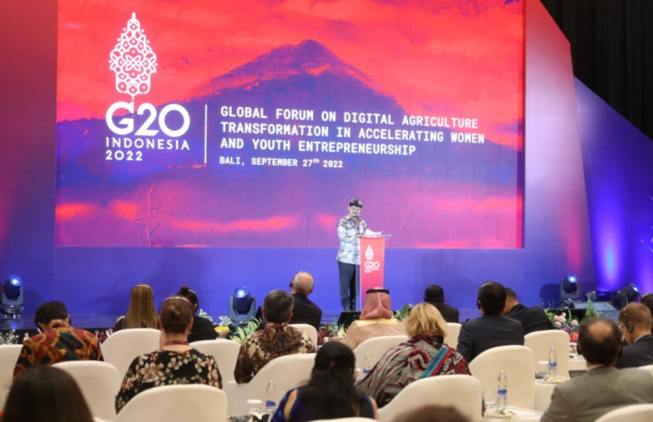 Buka Global Forum AMM G20, Mentan SYL Ajak Dunia Implementasikan Pertanian Digital