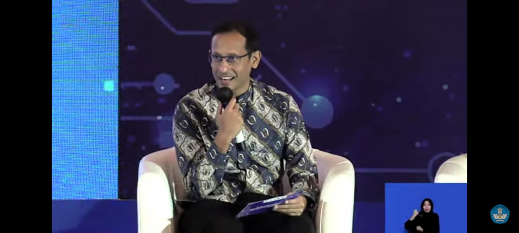 Menteri Pendidikan, Kebudayaan, Riset, dan Teknologi (Mendikbudristek) Nadiem Anwar Makarim. Medcom.id/Ilham Pratama Putra