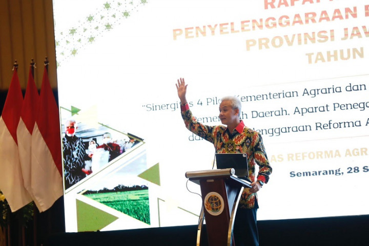 Ganjar Minta Pendataan Sertifikasi Tanah Dipercepat