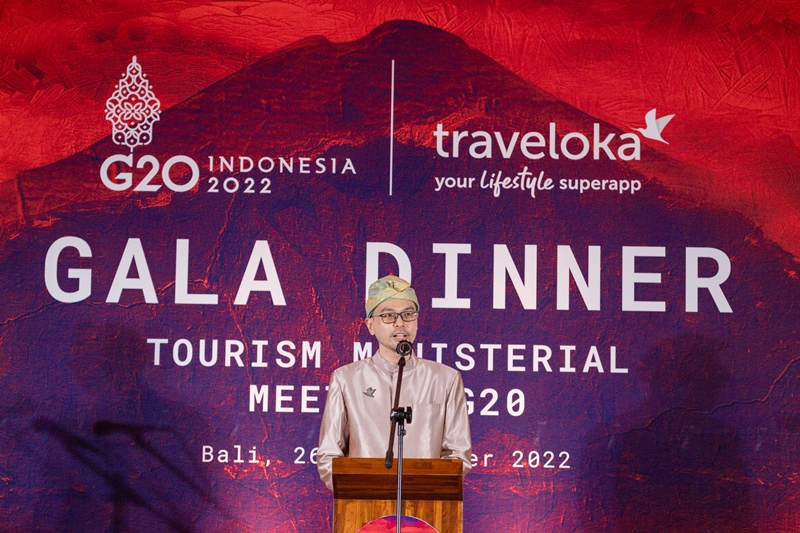 Gala Dinner Traveloka Tourism Working Group G20. (Foto: Ist)