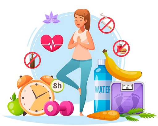 Pola hidup sehat. (Foto: Ilustrasi. Dok. Freepik.com)