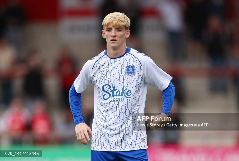 Penyerang Everton, Anthony Gordon (AFP/Lewis Storey)