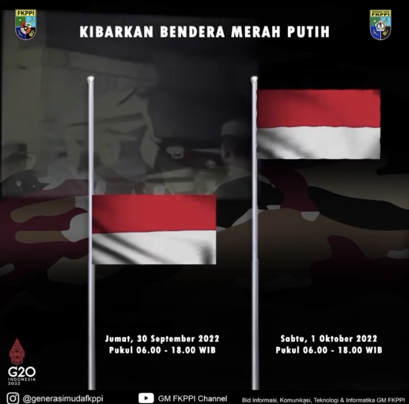 Makna, Aturan, dan Tata Cara Pengibaran Bendera Setengah Tiang saat Peringatan G30S PKI