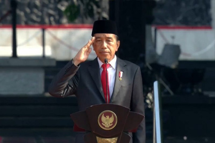 Hari Kesaktian Pancasila, Jokowi Inspektur Upacara