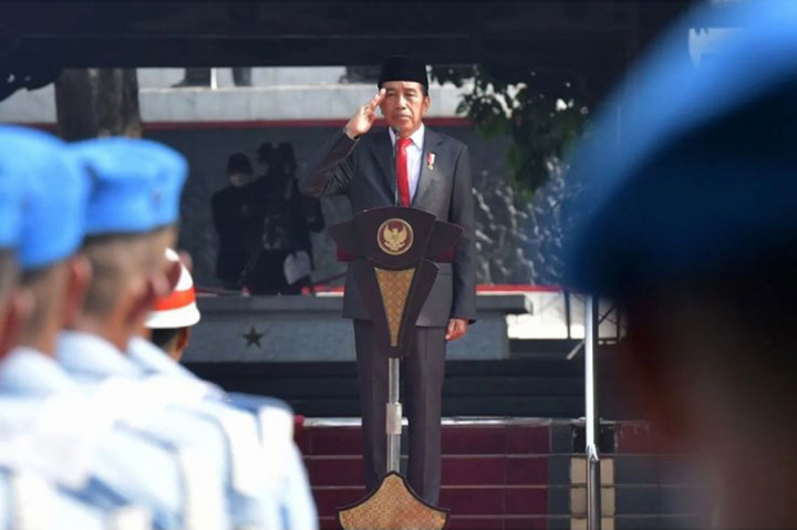 Foto: Jokowi Pimpin Upacara Hari Kesaktian Pancasila