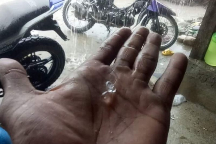 Fenomena Hujan Es Terjadi di Kota Makassar, Ini Penjelasan BMKG