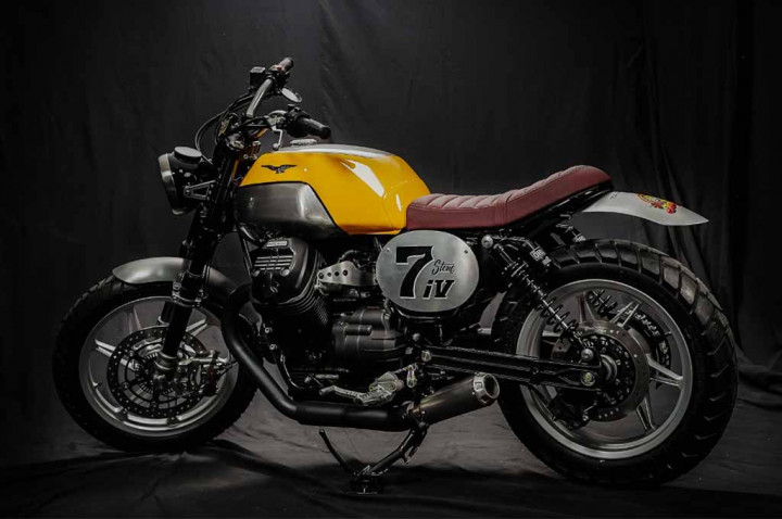 Cara Mudah Custom Moto Guzzi V7 IV Stone ala Gearhead Monkey Garage