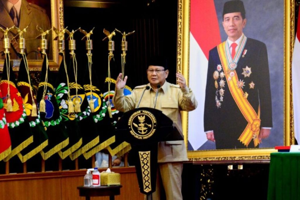 Menteri Pertahanan Prabowo Subianto. FOTO: Kementerian Pertahanan
