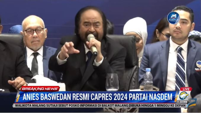 Sosok Anies Baswedan bagi Surya Paloh: Terbaik dari yang Baik