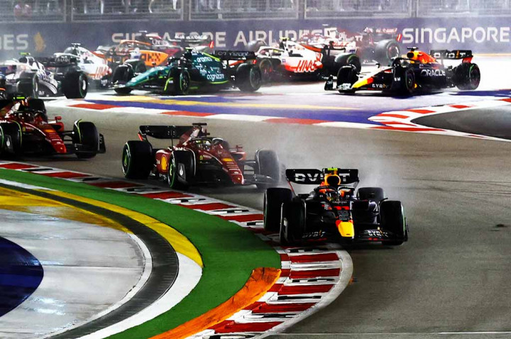 Menguak Sanksi Buat Perez di F1 Singapura, Nyaris Tak Juara Lho!