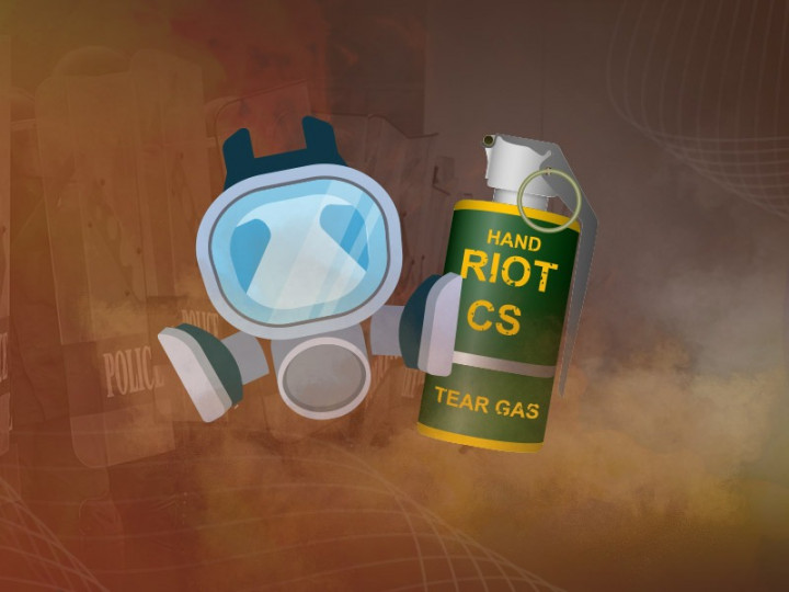 Reaksi Tubuh Saat Terkena Gas Air Mata dan Tips Penanganannya