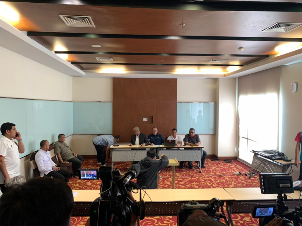 Konferensi pers Komdis PSSI di Kota Malang, Jawa Timur, Selasa, 4 Oktober 2022. Medcom.id/ Daviq Umar Al Faruq