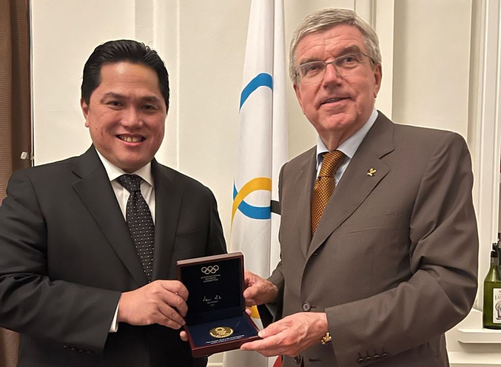 Erick Thohir-Presiden IOC Bahas Kontribusi Olahraga di Tengah Tantangan Global Erick Thohir-Presiden IOC Bahas Kontribusi Olahraga di Tengah Tantangan Global