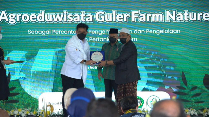 Wapres Tinjau Agroeduwisata Guler Farm Nature yang Digagas Kementan
