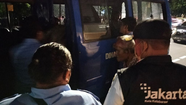 Terjaring Razia, Belasan PMKS di Gambir Akan Dipulangkan ke Kampung Halaman