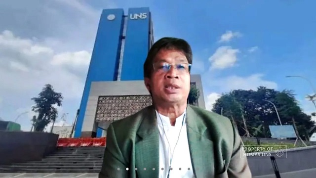 Rektor UNS Jamal Wiwoho. DOK UNS