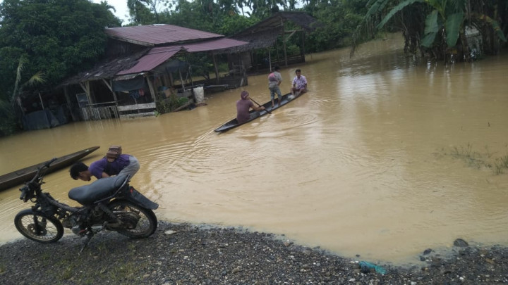 Ratusan Jiwa di 4 Kecamatan se-Aceh Timur Terdampak Banjir