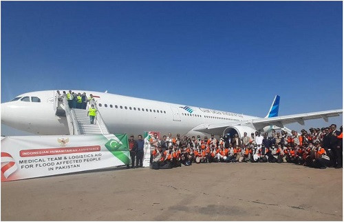 Lagi, Bantuan Kemanusiaan Indonesia untuk Korban Banjir Pakistan Tiba di Karachi