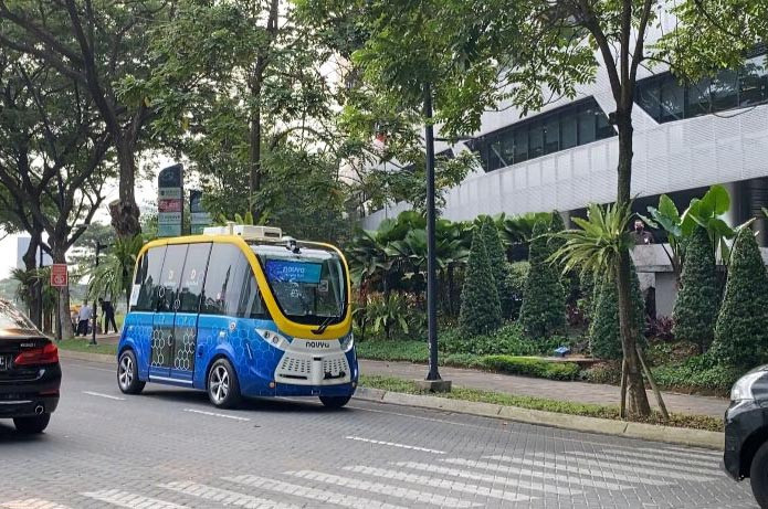 Keren Juga, Kawasan Perkantoran BSD City Pakai Kendaraan Otonom