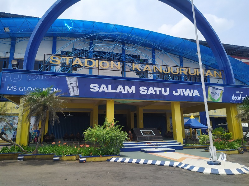 Stadion Kanjuruhan, Kabupaten Malang, Jawa Timur.