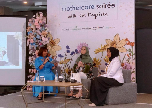 Talk Show Mothercare tentang Kendala mengasihi para ibu pekerja. (Foto: Nandhita Nur Fadjriah/Medcom) 