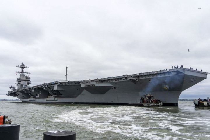 Ini Wujud Kapal Induk US Navy Terbaru Senilai Rp199 Triliun
