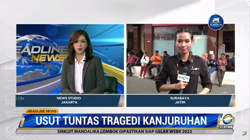 Hingga pukul 12.00 WIB, baru dua tersangka yang datang dan sedang menjalani pemeriksaan tim penyidik dari Polda Jatim dan Bareskrim Polri. Metro TV