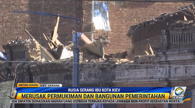 Balas Dendam! Rusia Lepaskan Rentetan Serangan Udara ke Ibu Kota Ukraina