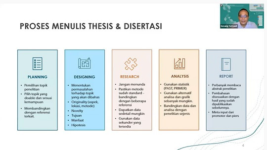 Simak Tips Jitu Menulis Tesis dan Disertasi