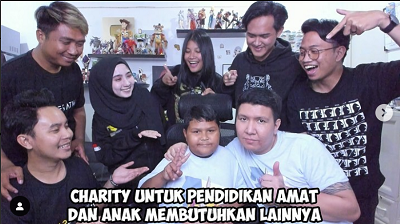 5 Fakta Windah Basudara Live Streaming Charity untuk Pendidikan Rahmat 'Okky Boy'