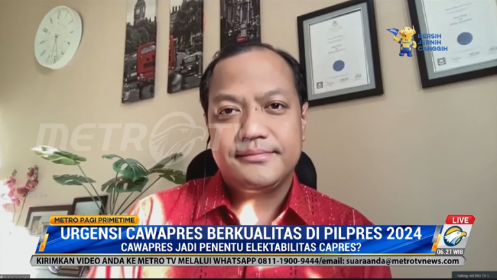 Kriteria Pengamat soal Pendamping Anies dan Prabowo di Pilpres 2024