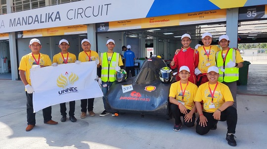 Keren! Lolos Technical Inspection, Pandawa Unnes Siap Berlaga di Shell Eco Marathon Asia 2022