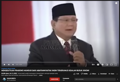 [Cek Fakta] Kabar Prabowo Subianto Mundur sebagai Capres 2024 Hoaks, Yuk Cek Faktanya!
