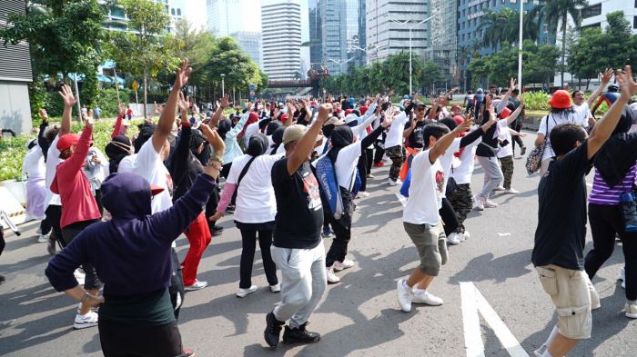 Gelar <i>Flashmob</i>, Relawan Ganjar Galang Dukungan Warga DKI