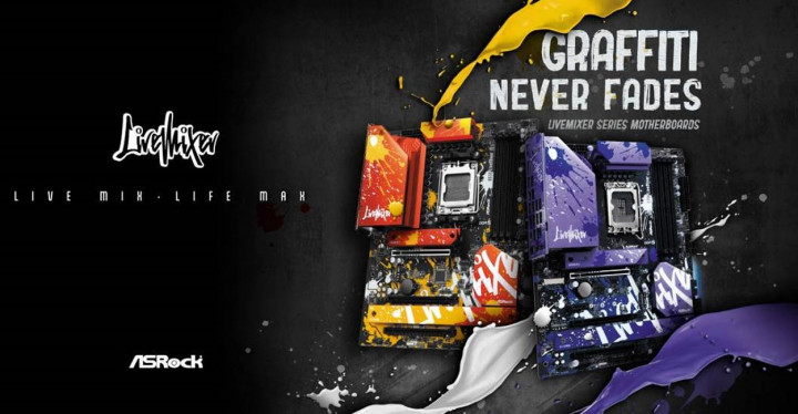 ASRock Punya Motherboard Intel Z790 dan AMD B650 Gaya Grafiti