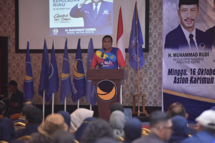Gobel Ajak Kader NasDem Menyamakan Nawaitu Berpolitik