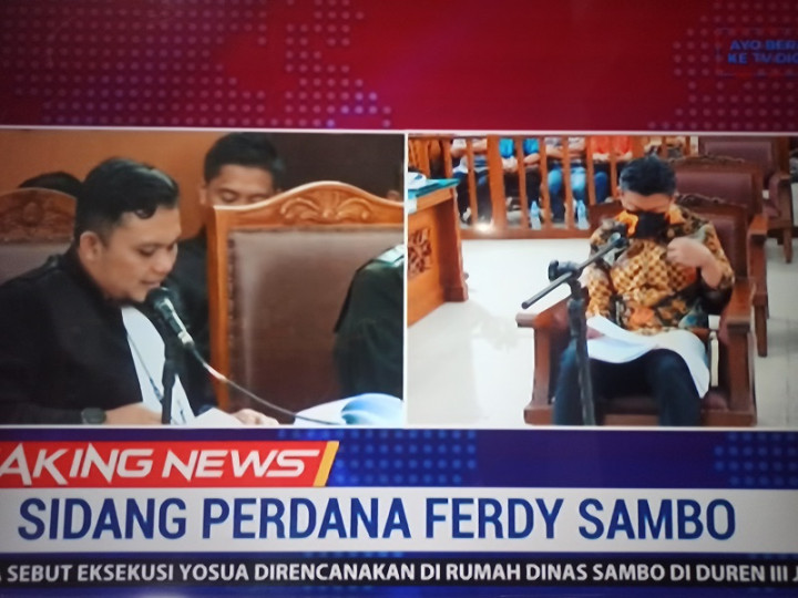 Pertemuan Kapolri dan Ferdy Sambo Hilang dalam Dakwaan