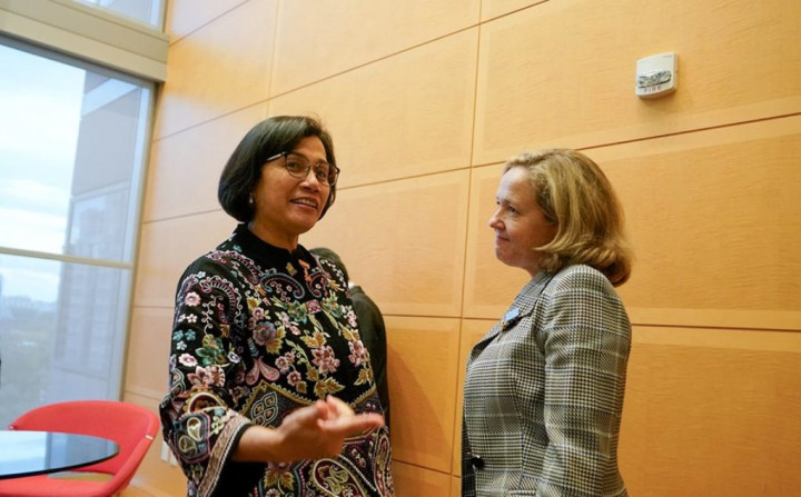 Sri Mulyani-Menteri Ekonomi dan Digital Spanyol Bertemu, Ini yang Dibahas