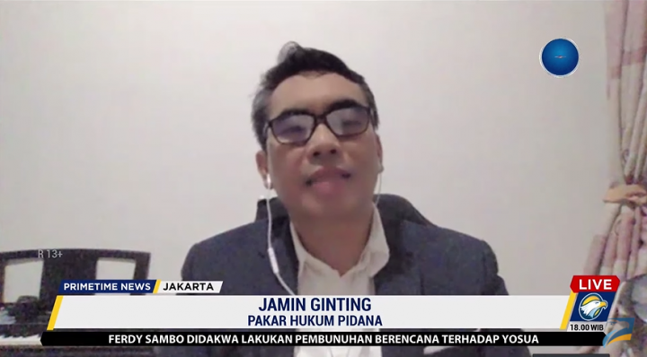 Pengamat Sebut Eksepsi Ferdy Sambo Adalah Strategi