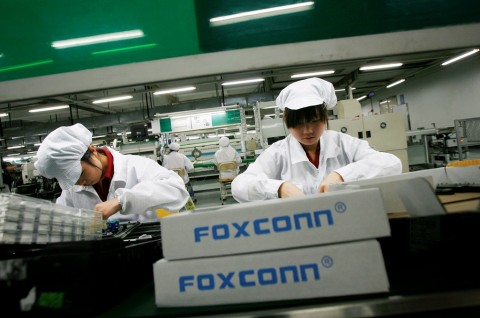 Foxconn. Foto: AFP.