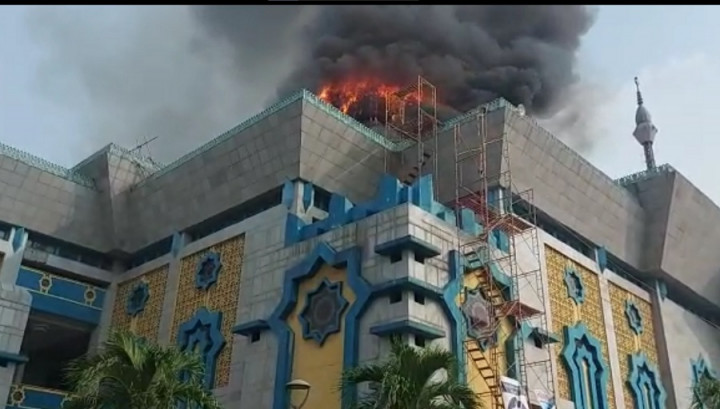 Kronologi Kebakaran Masjid Jakarta Islamic Center, Terjadi Ketika Pekerja Merenovasi Kubah