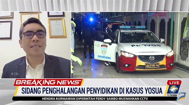 Pendapat Pakar Terkait Sidang Agus Nurpatria, Terdakwa Pengrusakan CCTV Kasus Sambo