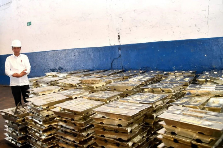 Jokowi Tinjau Pembangunan TSL Ausmelt PT Timah TBK