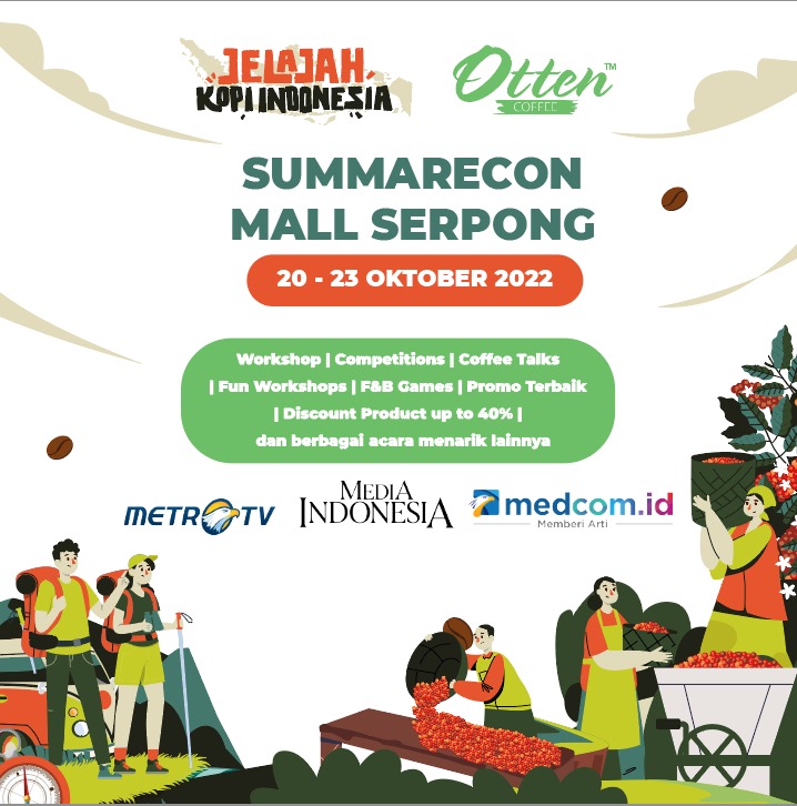 Otten Coffee menjadikan Summarecon Mall Serpong sebagai tempat ketiga dalam rangkaian Jelajah Kopi Indonesia (Foto:Dok)