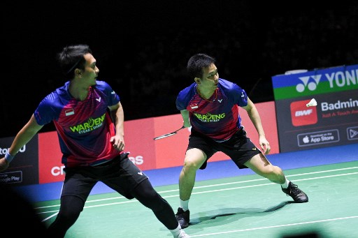 Denmark Open: Ahsan/Hendra dan Fikri/Bagas Gugur di Babak 16 Besar