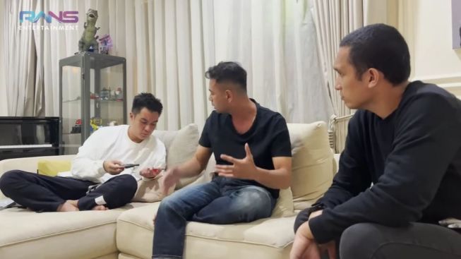Baim Wong di rumah Raffi Ahmad (Foto: Rans entertainment)
