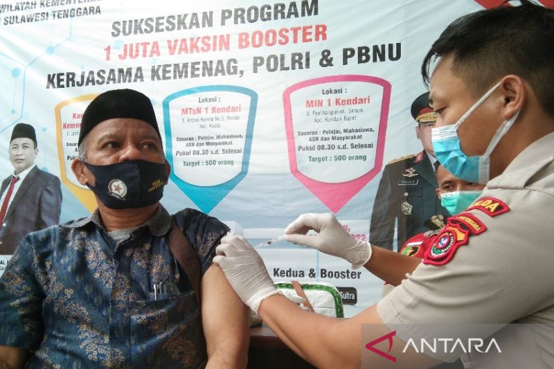 Penerima Vaksinasi Booster di Kendari Capai 61 Ribu Orang